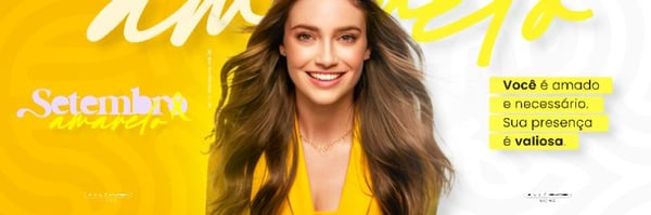 SETEMBRO AMARELO – MÊS DE PREVENÇÃO AO SUICÍDIO SOCIAL MEDIA FLYER PSD EDITÁVEL