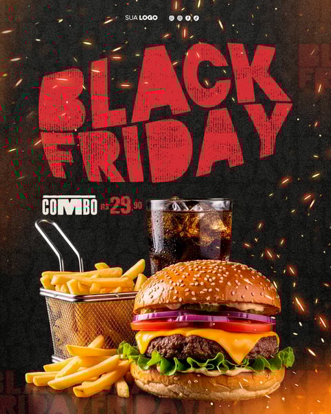 BLACK FRIDAY HAMBURGUERIA BURGER COMBO