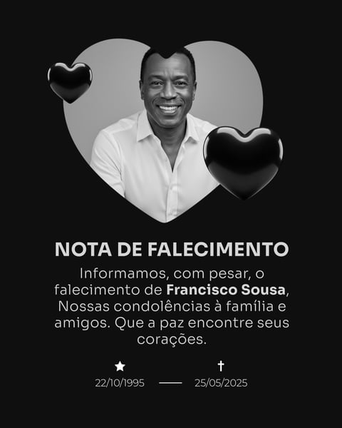 LUTO - NOTA DE FALECIMENTO 7