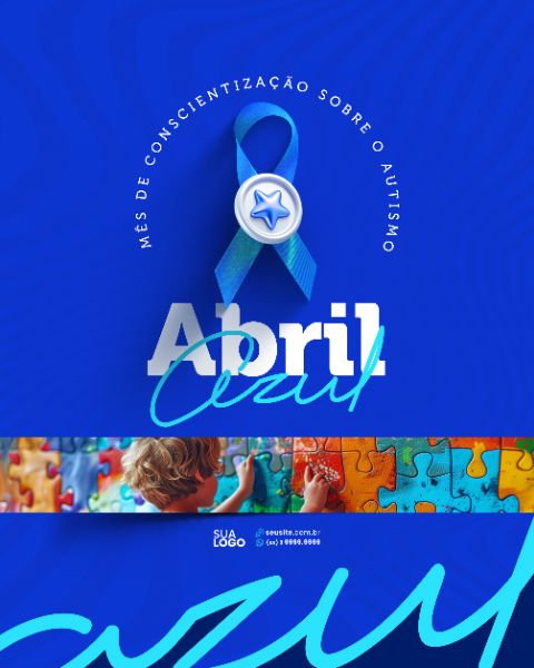 SOCIAL MEDIA - ABRIL AZUL - TUDO AZUL