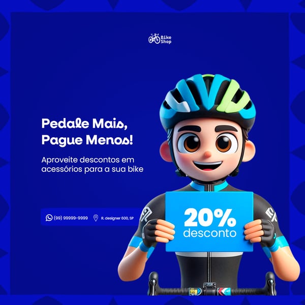 PEDALE MAIS PAGUE MENOS PSD EDITÁVEL