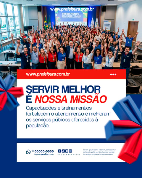 CAPACITAÇÃO EQUIPE PREFEITURA PREFEITURA SOCIAL MEDIA PSD EDITÁVEL