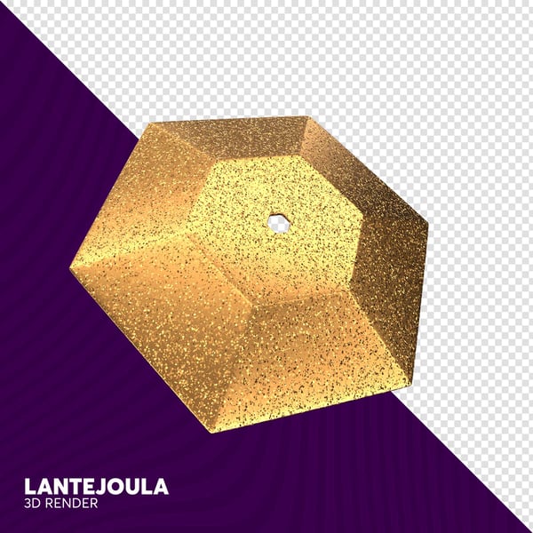 ELEMENTO 3D LANTEJOULA CARNAVAL PNG