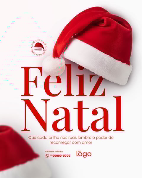 FELIZ NATAL SOCIAL MEDIA PSD EDITÁVEL