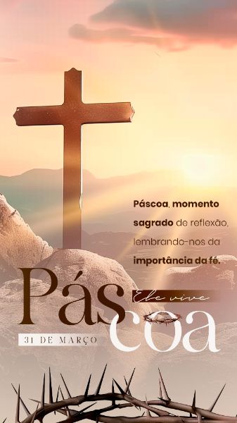 PÁSCOA SOCIAL MEDIA POST STORY