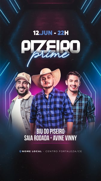 FLYER EVENTO - PISEIRO PRIME - STORY 2