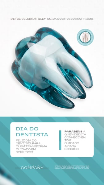 DIA DO DENTISTA CONSULTÓRIO ODONTOLÓGICO SOCIAL MEDIA FLYER PSD EDITÁVEL STORY