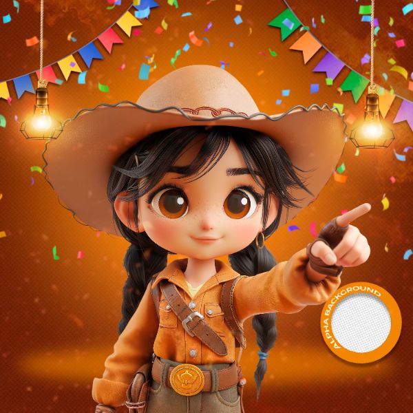 MASCOTES DE FESTA JUNINA MODELO 174