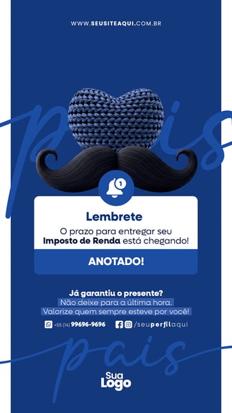 STORY FELIZ DIA DOS PAIS SOCIAL MEDIA 5