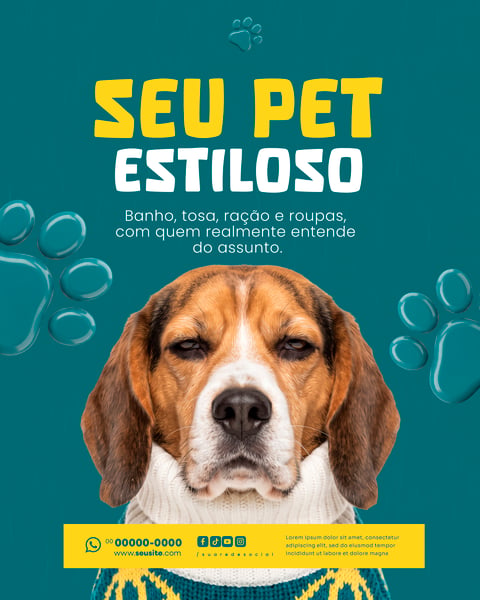 SOCIAL MEDIA PET SHOP PSD EDITÁVEL 10