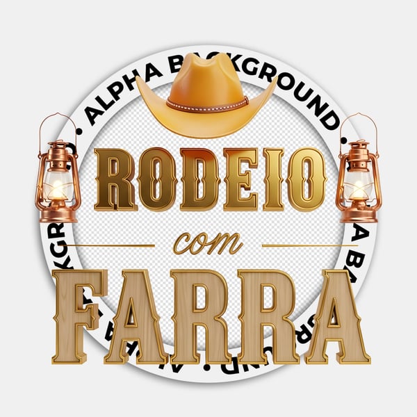 SELO 3D SERTANEJO RODEIO COM FARRA 13