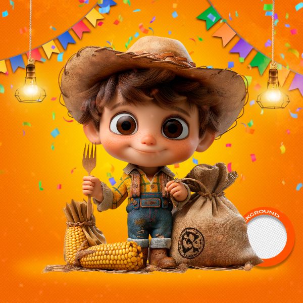 MASCOTES DE FESTA JUNINA MODELO 152