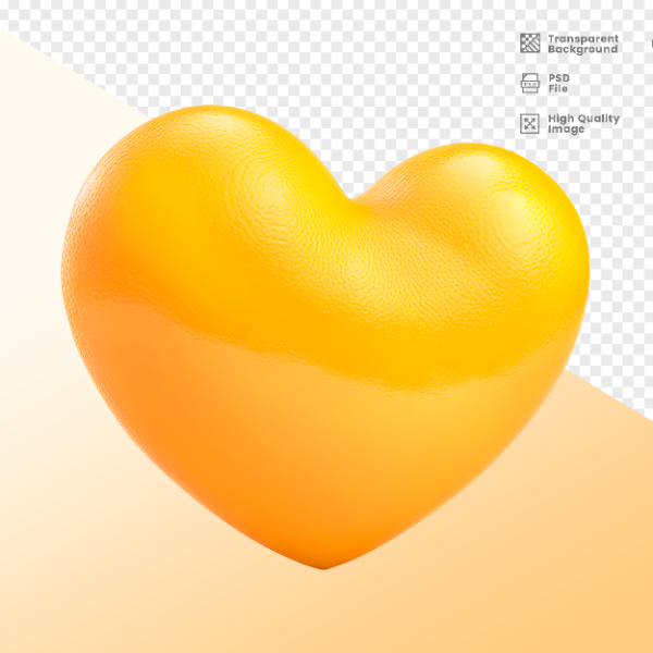 CORAÇÃO -  ELEMENTO 3D CORAÇÃO  PARA COMPOSIÇÃO