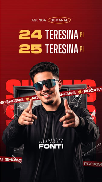 07 - FLYER AGENDA PRÓXIMOS SHOWS STORY PSD EDITÁVEL