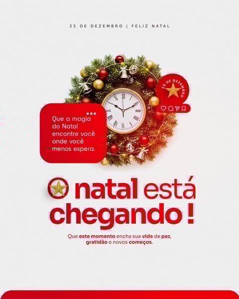 FELIZ NATAL PSD EDITÁVEL 2