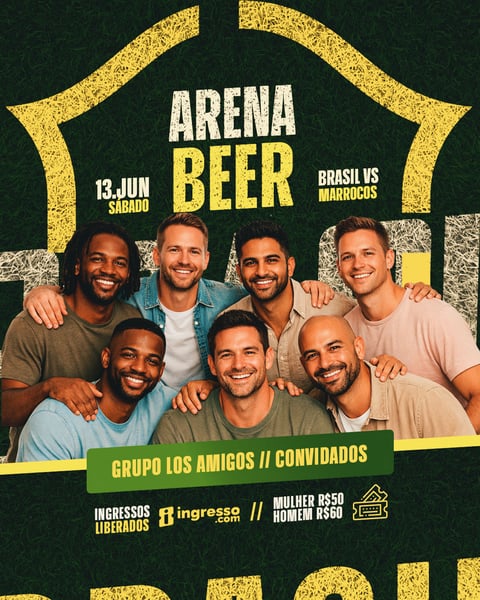 FLYER EVENTO ARENA BEER PSD EDITÁVEL