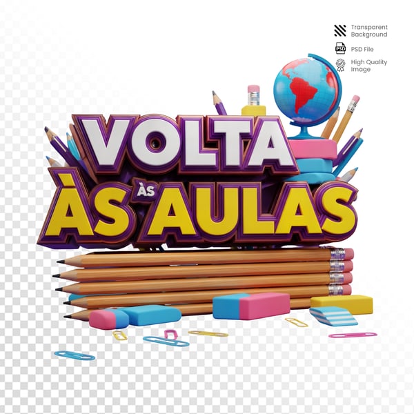 SELO 3D CAMPANHA PUBLICITARIA ESCOLAS VOLTA AULAS6