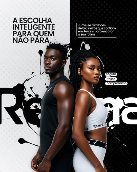 SOCIAL MEDIA CAMPANHA PUBLICITÁRIA REXONA PSD EDITÁVEL FEED 3