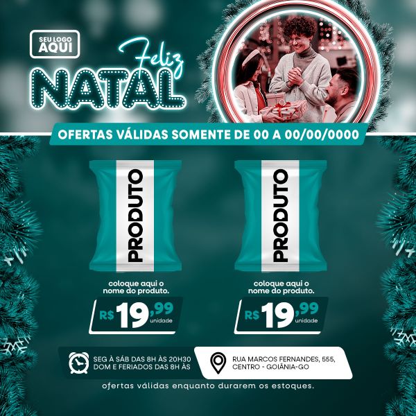 TABLÓIDE | FOLHETO | FELIZ NATAL | PSD EDITÁVEL