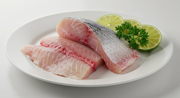 FILÉ DE PEIXE COM PELE