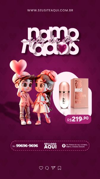 STORY - DIA DOS NAMORADOS - VALENTINE'S DAY | SOCIAL MEDIA