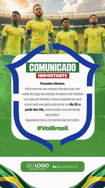 53 POST COMUNICADO COPA DO MUNDO BRASIL