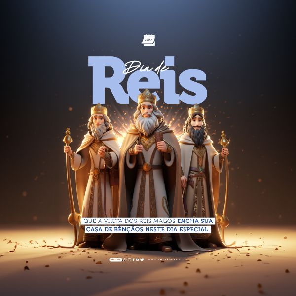DIA DOS REIS MAGOS - SOCIAL MEDIA