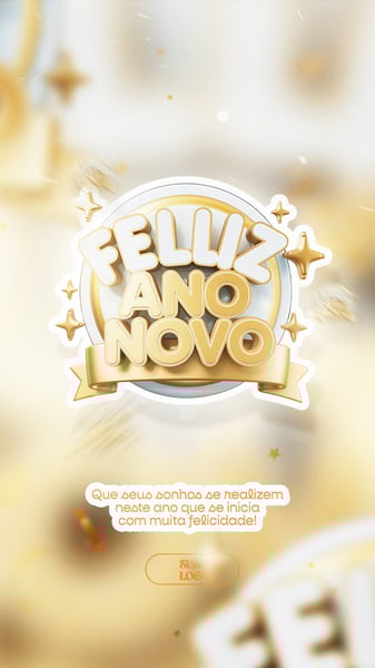 FELIZ ANO NOVO REVEILLON SOCIAL MEDIA PSD EDITÁVEL 131