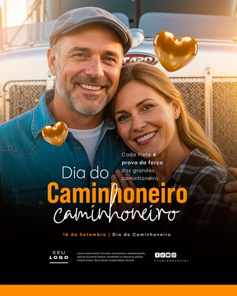 DIA DO CAMINHONEIRO 16 DE SETEMBRO SOCIAL MEDIA PSD EDITÁVEL 18