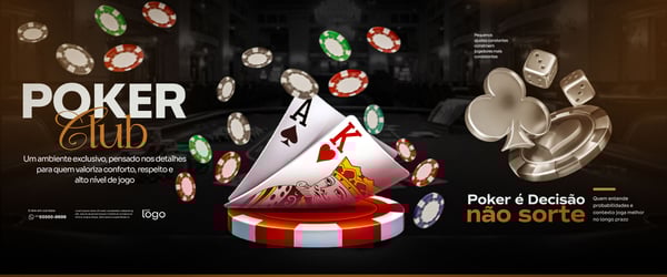 Carrossel Poker Club Social Media PSD Editável