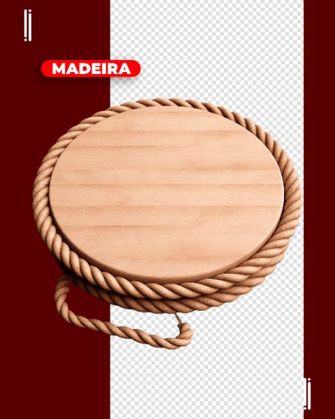 MADEIRA COM CORDA | PARA COMPOSIÇÃO | IMAGEM SEM FUNDO | PSD EDITÁVEL