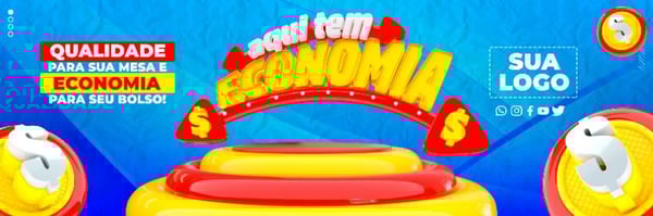 BANNER DE SUPERMERCADO SOCIAL MEDIA PSD EDITÁVEL