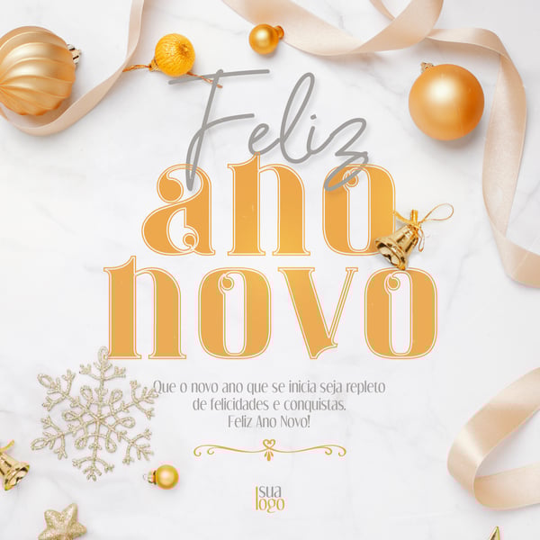 SOCIAL MEDIA - FEED - FELIZ ANO NOVO - QUE O ANO QUE SE INICIA SEJA REPLETODE FELICIDADES E CONQUISTAS