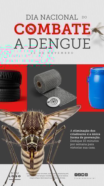 DIA NACIONAL DE COMBATE A DENGUE 22 DE NOVEMBRO STORY SOCIAL MEDIA PSD EDITÁVEL (3)
