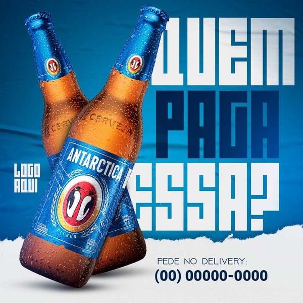 POST BAR DEPÓSITO DISTRIBUIDORA CERVEJA ANTARCTICA GARRAFA FEED