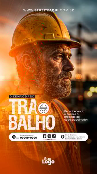STORY 1 DE MAIO DIA DO TRABALHO SOCIAL MEDIA PSD EDITÁVEL 3