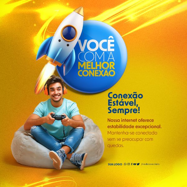 SOCIAL MEDIA - PROVEDOR DE INTERNET - CONEXÃO ESTÁVEL SEMPRE