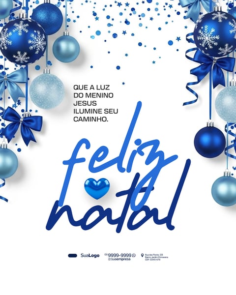 FEED FELIZ NATAL 25 DE DEZEMBRO SOCIAL MEDIA 7 PSD EDITÁVEL