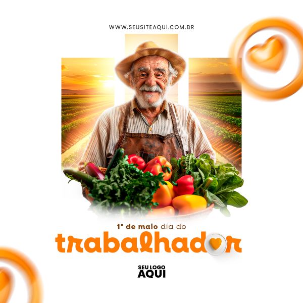 DIA DO TRABALHADOR - PSD EDITÁVEL