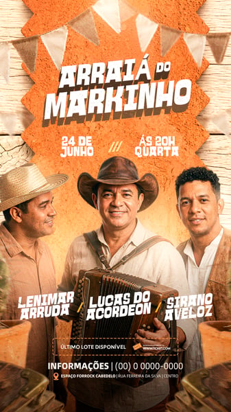 SÃO JOÃO FLYER EVENTO