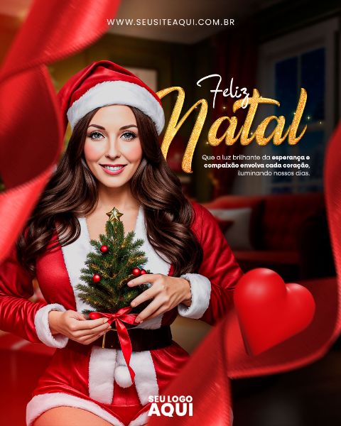 POST FEED | FELIZ NATAL | MERRY CHRISTMAS | PSD EDITÁVEL