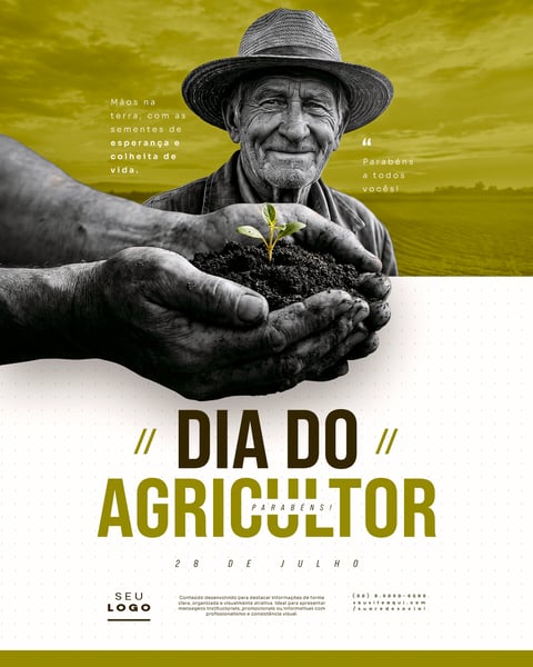 DIA DO AGRICULTOR 28 DE JULHO SOCIAL MEDIA PSD EDITÁVEL 2