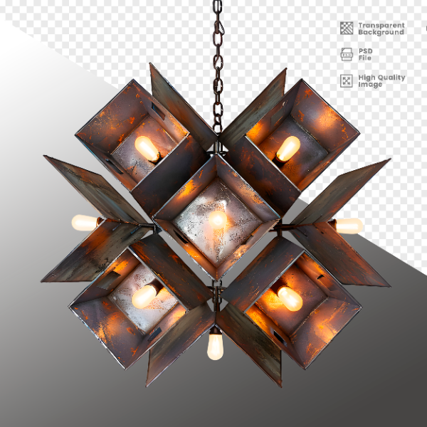 ELEMENTE DE FERRO COM LUZ - ELEMENTO 3D PARA COMPOSIÇÃO - IRONP