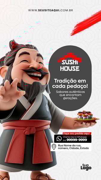 Story - Comida Japonesa - Social Media - Sushi