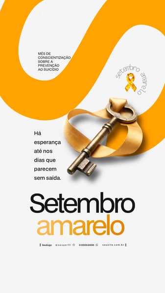 SETEMBRO AMARELO CONSCIENTIZAÇÃO PREVENÇÃO SUICÍDIO PSD 9
