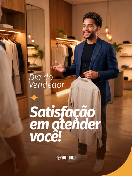 DIA DO VENDEDOR MODA MASCULINA SOCIAL MEDIA FLYER PSD EDITÁVEL