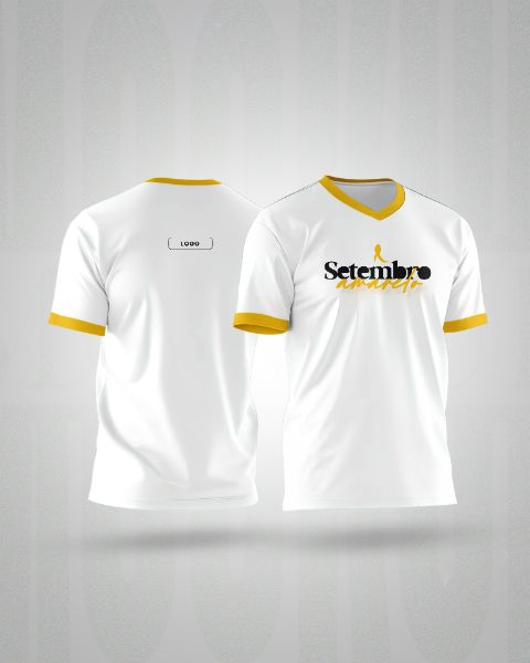 PSD MOCKUP DE MODELO DE CAMISETA SETEMBRO AMARELO DESIGN TOTALMENTE EDITAVEL T-SHIRT TEMPLATE FULLY EDITABLE