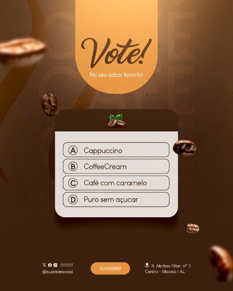 CAFETERIA CAFÉ SOCIAL MEDIA FEED VERTICAL