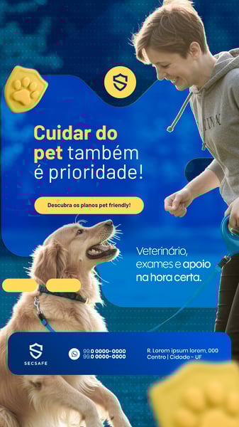 SEGURO SAÚDE PET CUIDAR DO PET TAMBÉM É PRIORIDADE SOCIAL MEDIA STORY