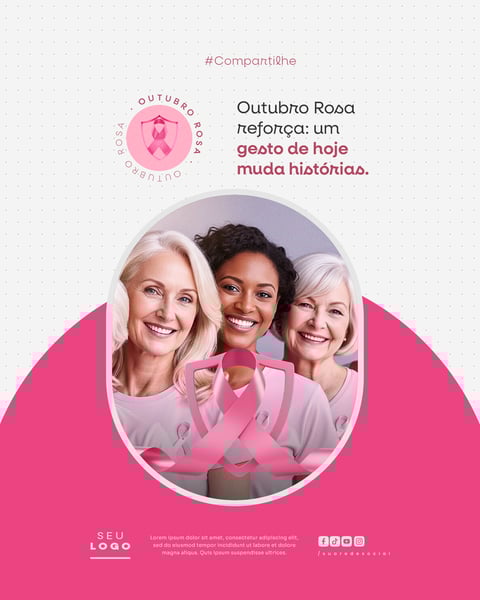 OUTUBRO ROSA CAMPANHA DE CONSCIENTIZAÇÃO E PREVENÇÃO DO CÂNCER DA MAMA E DO COLO DO ÚTERO 21